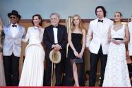Giancarlo Esposito, Aubrey Plaza, Francis Ford Coppola, Romy Croquet Mars, Adam Driver and Nathalie Emmanuel attend the red carpet premiere of \