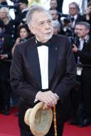 Francis Ford Coppola attends the red carpet premiere of \'Megalopolis\' during the 77th Cannes Film Festival at Palais des Festivals in Cannes, France, on 16 May 2024