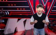17 May 2024, Berlin: Finalist Jakob stands on stage before the final of the show "The Voice Kids". Jakob has won the final of the 12th season. Photo: Monika Skolimowska/dpa