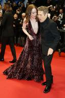 Emma Stone and Willem Dafoe depart the premiere of 
