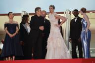 Hong Chau, Willem Dafoe, Margaret Qualley, Mamoudou Athie and Hunter Schafer depart the premiere of 
