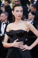 Alexa Chung attends the red carpet premiere of \'Emilia Perez\' during the 77th Cannes Film Festival at Palais des Festivals in Cannes, France, on 18 May 2024