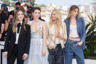 Ella Hunt, Georgia MacPhail, Sienna Miller and Abbey Lee Kershaw pose at the photo call of 