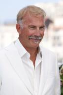 Kevin Costner poses at the photo call of \'Horizon: An American Saga\' during the 77th Cannes Film Festival at Palais des Festivals in Cannes, France, on 19 May 2024