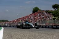 #63 George Russell (GBR, Mercedes-AMG Petronas F1 Team), F1 Grand Prix of Emilia-Romagna at Autodromo Internazionale Enzo e Dino Ferrari on May 19, 2024 in Imola, Italy. (Photo by HOCH ZWEI