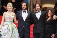 Maria Bakalova, Ali Abbasi, Sebastian Stan and Amy Baer attend the premiere of 
