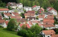 21 May 2024, Baden-Württemberg, Rottweil: Residential buildings in a village near Rottweil. Photo: Silas Stein/dpa