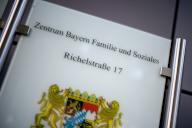 10 May 2024, Bavaria, Munich: The words "Zentrum Bayern Familie und Soziales" and the Bavarian coat of arms can be seen on a sign at the Upper Bavaria regional office in Richelstraße in Munich (Bavaria). The Zentrum Bayern Familie und Soziales (ZBFS) is a state authority for social services in the department of the Bavarian State Ministry for Family, Labor and Social Affairs. Photo: Matthias Balk/dpa