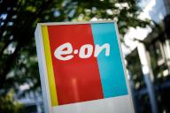 10 May 2024, Bavaria, Munich: The company logo of E.ON SE can be seen on a stele in front of a branch of the energy supply company in Munich (Bavaria). E.ON SE, which is listed on the stock exchange, is the holding company of a German energy group based in Essen and is mainly active in the fields of energy networks, energy services, renewable energies and the operation and decommissioning of German nuclear power plants. Photo: Matthias Balk/dpa