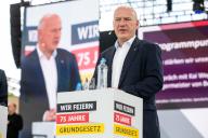 25 May 2024, Berlin: Kai Wegner (CDU), Governing Mayor of Berlin, speaks at the Democracy Festival in Berlin