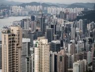 01 March 2024, China, Hongkong: View of Hong Kong from Victoria Peak. Photo: Frank Rumpenhorst/dpa