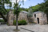 PRODUCTION - 12 May 2024, Turkey, Selcuk: The house of Mother Mary near the ancient city of Ephesus. The restored Byzantine building is considered to be the temporary residence and possible death house of Mary, the mother of Jesus. Today