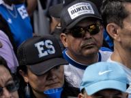 01 June 2024, El Salvador, San Salvador: Supporters of El Salvador