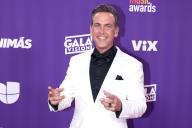 Puerto Rican Carlos Ponce poses at the red carpet of the Latin American Music Awards at MGM Grand Garden Arena in Las Vegas, Nevada, USA, 25 April 2024. EFE/Ronda Churchill