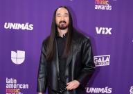 Steve Aoki poses on the red carpet at the ninth edition of the Latin American Music Awards held this Thursday at the MGM Grand. Garden Arena in Las Vegas, Nevada, USA, 25 April 2024. EFE/Churchill Ronda
