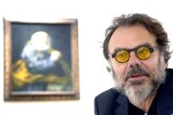 Spanish artist Bernardi Roig speaks during an interview with EFE about the exhibition 