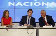 DVD 688 (08-09-2014). Madrid. Mariano Rajoy preside la reunión de la ejecutiva del PP, junto Maria Dolores de Cospedal. FOTO: LUIS SEVILLANO.