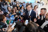 DVD 692 (23/09/14) Rajoy tras participar en el Congreso Mundial de Relaciones PÃºblicas que se celebra en Madrid. Â© Bernardo PÃ©