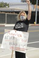 Black Lives Matter Protest in Culver City following the killing George Floyd out and about for Black Lives Matter (BLM) Protesters Take to the Streets in Wake of George Floyd Death, From Sony Studios to police department, Culver City, CA June 6, 2020. Photo By: APEGA International/Everett Collection