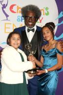 Juno Bell, W. Kamau Bell, Samaiyah Bell, in the press room, The 2nd Annual Children