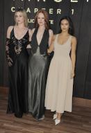 Lili ReinHart, Madelaine Petsch, Camila Mendes at arrivals for THE STRANGERS Premiere, Regal LA Live, Los Angeles, CA, May 08, 2024. Photo By: Elizabeth Goodenough/Everett Collection