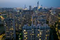 A night view of a residential area built in recent years in Nanjing in east China\'s Jiangsu province Friday, May 17, 2024. China announced its strongest moves yet to rescue its debt-stricken property sector