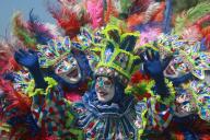 Barranquilla, Colombia, 12 de Febrero de 2024. Gran Parada de Fantasía en el tercer día del Carnaval de Barranquilla en el cumbiódromo de la Vía 40. Foto Vanexa Romero Crédito: CEET Fotógrafo: VANEXA