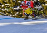 Manuel Osborne-Paradis of Canada in action during the FIS Men Super-G Ski World Cup in Kitzbuehel, Austria on 20. January 2017. Photo: Gunter Schiffmann/GASPA