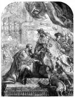 Christopher Columbus being received by Ferdinand and Isabella at Barcelona, c1490s, (1872). Italian explorer Columbus (1451-1506) at the court of the Spanish monarchs. Engraving from John Gilmary Shea