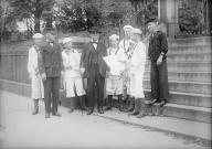 Naval Scouts with Daniels at White House, 1917