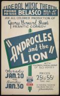 Androcles and the Lion, [193-]. 