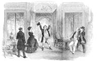 Scene from the New Drama of &quot;The Evil Genius&quot;, at the Haymarket Theatre, 1856. A 