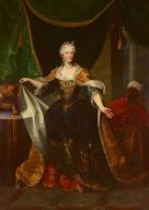 Elisabeth Christine von Braunschweig-Wolfenb&#xfc;ttel, 1730. Elisabeth was born in Braunschweig in 1691 and in 1708 she married the future Emperor Charles VI, who was then known as King Charles III