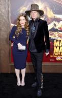 Lisa Marie Presley and Michael Lockwood at the Los Angeles premiere of 