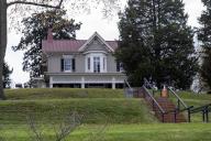 Washington, DC, Cedar Hill in the Anacostia neighborhood of Washington, where Frederick Douglass lived for his last 17 years. It is now the Frederick Douglass National Historic Site. Born a slave in 1818, Douglass escaped slavery in 1838 and became 