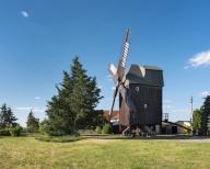 Mill, Windmill, Bockwindmühle, Wolkwitz, Saxony, Germany