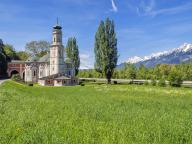 St. Charles Monastery, St. Charles Church, Monastery Church of St. Charles Borromeo, Nordkette, Volders, Tyrol, Austria