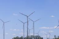 Hochheim wind farm, Wangenheim, Thuringia, Germany