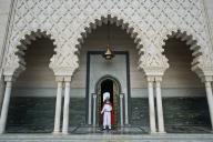 Guard, Mohammed V mausoleum, Rabat, Morocco