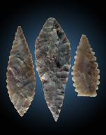 Neolithic Flint Arrowhead Points, Sahara Desert