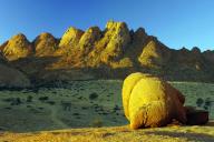 The Spitzkoppe in the evening sun, Spitzkoppe, Namibia