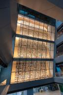 Latvian National Library, Bookshelf of the People, building designed by Gunars Birkerts, Latvian-born US architect, Riga, Latvia