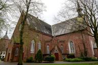 Protestant Reformed St Georges Church in the small town of Weener, district of Leer, Rheiderland, East Frisia, Lower Saxony, Germany