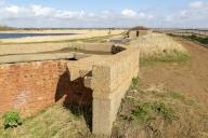 Military building Emergency Coastal Defence Battery at East Lane, Bawdsey, Suffolk, England