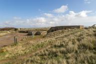 Military building Emergency Coastal Defence Battery at East Lane, Bawdsey, Suffolk, England