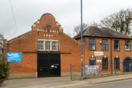 Drill Hall building dated 1901, Garrison Lane, Felixstowe, Suffolk, England