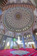 Avlusunda mosque, Prayer room cupola ceiling, Sanliurfa, Turkey