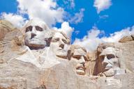 Mount Rushmore in South Dakota, monument to four US presidents, USA, Black Hills, 1941, National Memorial, Black Hills, Mount Rushmore, South Dakota, USA, North