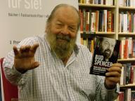 Italian film and television actor Bud Spencer during an autograph session 24.6.11