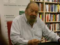 Italian film and television actor Bud Spencer during an autograph session 24.06.2011 in Leipzig, Italian film and television actor Bud Spencer during an autograph session June 24, 2011 in